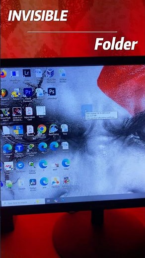 Create an Invisible Folder on Your PC! 💻 | Hidden Windows Trick You Must Try #WindowsTricks #Shorts