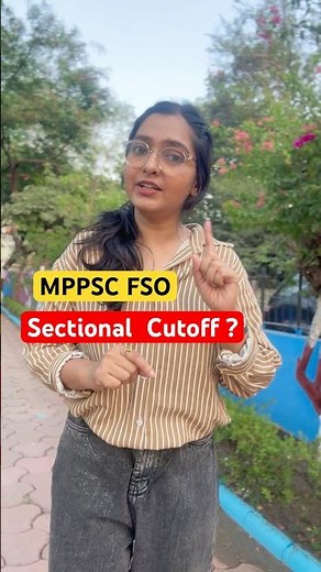 Mppsc Fso cutoff#mpfso#mppscfso#shorts