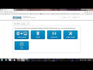 Ethernet Wan Setup D-Link DSL-2750U Broadband wifi router