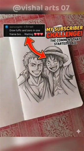 I Draw zoro and luffy #onepiece 🔥#art #drawing #sketch #sketchdrawing #animedrawing #luffy