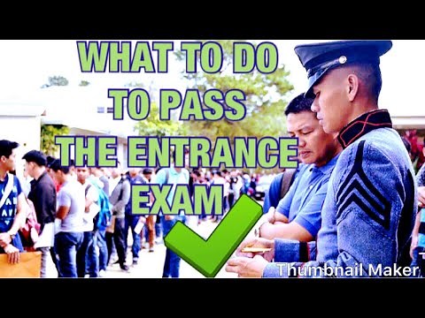 How to Pass the PMA Entrance Exam