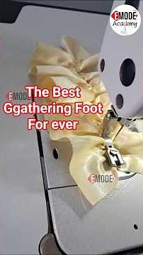 How to Use a Gathering Foot for Beginners | Perfect Ruffles in Minutes!