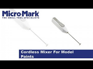 How to Use The Cordless Mixer For Model Paints