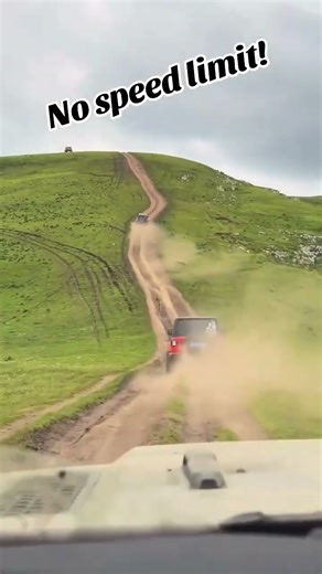 Speed limits? Never heard of ‘em. Just a pack of Jeeps chasing dust, glory and the next repair bill