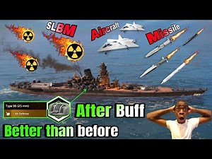 IJN Yamato Massive Airdefence Buff 🔥 All Threat Test Review - Modern Warships