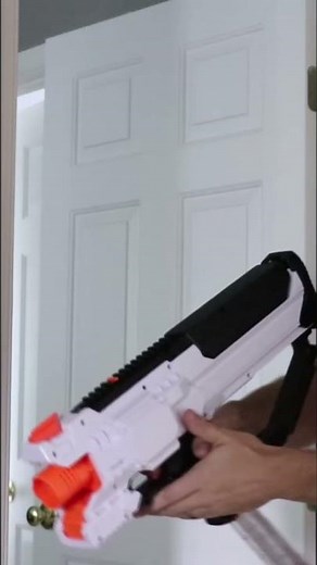 Epic Nerf Gun Battle: Dad vs. Kids - Who Will Win? #shorts