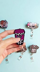 10 Pack Nurse Badge Reels – Retractable ID Badge Holder with Clip, Cute Nursing Badge Reel for Nurses, RN, CNA, LPN, Medical Staff, Nursing Student Gifts, Nurses Week Gifts