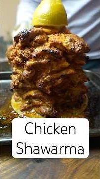 Chicken Shawarma- home recipe with Baharat seasoning #shawarma #middleeasternfood #kebab #easyrecipe