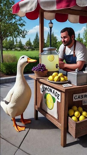The Duck Asked for GRAPES… And You Won’t Believe What Happened Next! 🦆🤣🍋