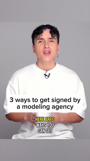 3 ways you can get signed to a modeling agency #howtobecomeamodel #model #modeling #fashionmodel #malemodel #femalemodel #modelingcareer #howtomodel