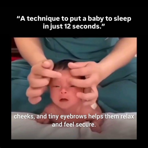 Baby Sleep Hack: Gentle Facial Massage
