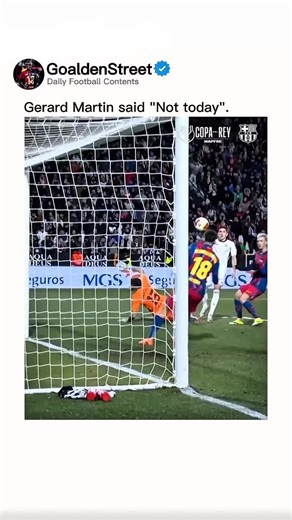 Feel the goal. on Instagram: "Gérard Martín delivered a defining performance as FC Barcelona edged past Albacete Balompié 2–1 to secure qualification for the Copa del Rey semifinals. The match was tense and closely contested, with Albacete pushing Barcelona until the final whistle. Despite Barcelona controlling large spells of possession, the narrow scoreline kept the outcome uncertain deep into stoppage time, raising the pressure on Barça’s back line. Martín’s most decisive contribution came in
