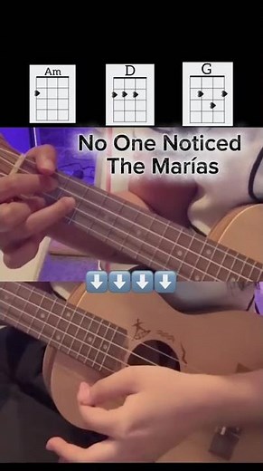 Play “No One Noticed” by The Marías on ukulele! 🥰 Perfect for beginners.
