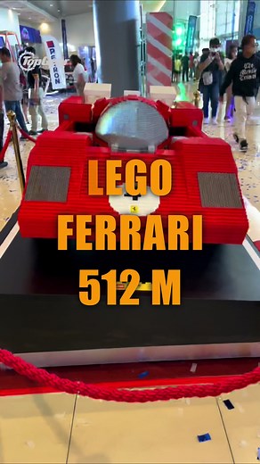 More #Lego goodness at #MIAS2022—if you're a #Ferrari fan, you'll want to see this recreation of the 512 M! #tgpmias2022 #fyp #carsoftiktok