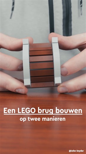 Zo bouw je in een handomdraai een LEGO brug! Sla deze video op voor later🌉 #LEGONederland #LEGOBelgium #DIY | LEGO