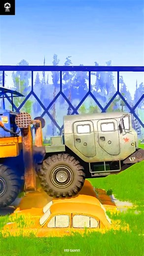 Extreme MudRunner Gameplay | Offroad Truck Driving in Deep Mud 🚛 #mudrunner #shorts