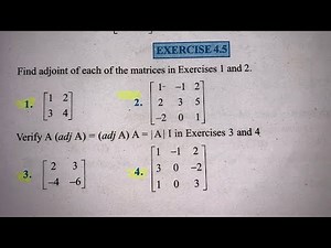 EX 4.5 Q1 TO Q11 SOLUTIONS OF DETERMINANTS NCERT CHAPTER 4 CLASS 12th(PART1)