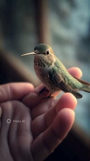 Hummingbird Drinks From Human Hand #Shorts