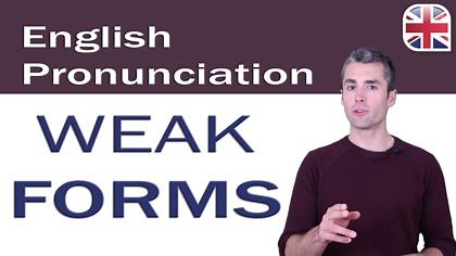 Weak Forms in English – Video