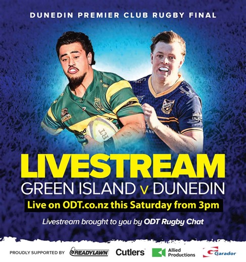 Dunedin Club Rugby Finals 2024 - LIVE STREAM