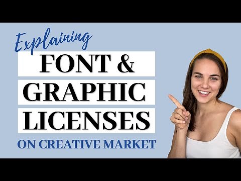 Explaining Creative Market Font and Graphic Licenses