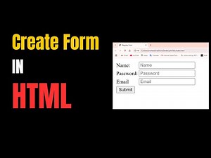 🔥 Create a Stunning HTML Form in Minutes! | Easy Step-by-Step Guide 🚀