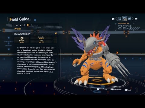 metalgreymon all digivolution/de-digivolution/profile Digimon Story Time Stranger