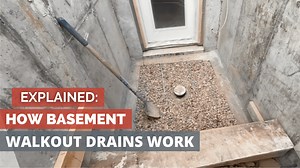 Explained: How a Basement Walkout Drain Works - Dansie Design Build