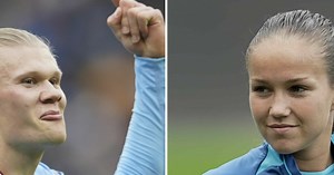 Haaland og Reiten tildelt Gullballen i norsk fotball for 2022