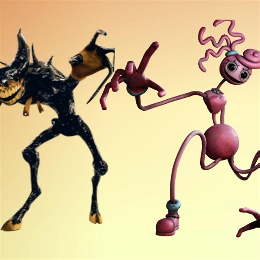 Bendy vs Poppy playtime #shorts #poppyplaytimechapter3 #bendy #inkdemon