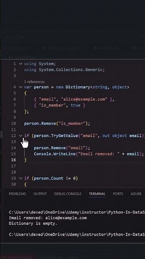 Safe Dictionary Access in C# (TryGetValue Explained)!