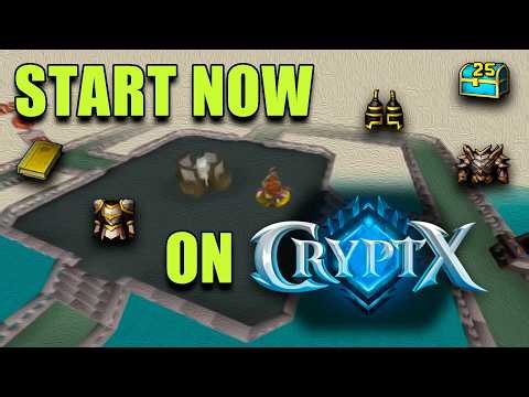I Started CryptX RSPS From Scratch | Here’s the Best Start Path