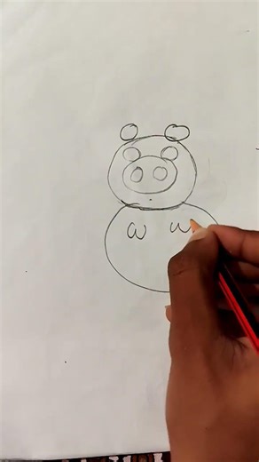how to draw pig | pig drawing step by step | #shorts #art #drawing #pigdrawing #draw