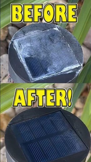 Restore Ugly Solar Lights! Awesome Trick!