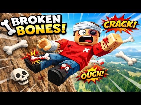 BREAKING MY BONES IN ROBLOX | Roblox Broken Bones Episode 1 | memeboy1188