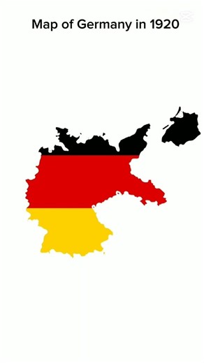 map of Germany in 1920 #mapping #Germany