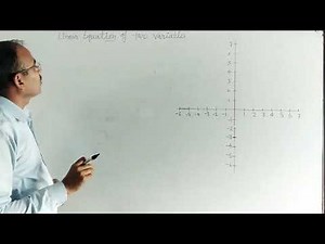 Find consistency / inconsistency, and drawing graph of linear Equation of two variables