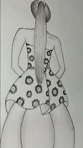 Easy Girl pencil ✏️ drawing. #drawing #shorts #short #shortvideo #love #art #artist #cute #painting