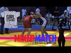 Mixed Match Challenge - Woman Wrestler vs. Judo Boy | Judo vs. wrestling