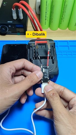 Module Charger Dipasanag Terbalik