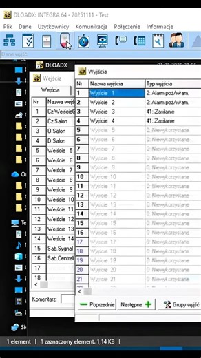 Konfiguracja wyjść centrali alarmowej Integra #alarm