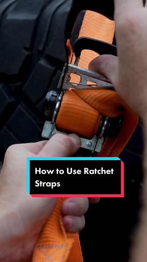 Ratchet strap basics with @4x4 Rescue 💥 Shop our wide range of ratchet straps and tie-downs on rhinousainc.com ✅ #offroad #offroading #overlanding #construction #transportation