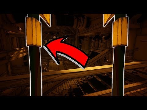 TWO AXES!? How To FIND SECRET INK BOSS! Bendy And The Ink Machine Chapter 3 Secrets and Easter Eggs