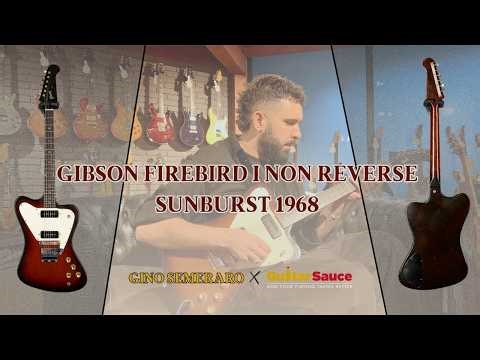 Gibson Firebird I Non Reverse Sunburst 1968 Original Vintage | Demo by Gino Semeraro