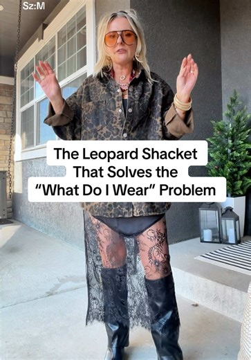 Replying to @Kait⚡️♠️🩵 This leopard print snap-button shacket is one of those pieces that makes getting dressed easier. It’s structured enough to feel put together, but relaxed enough to throw on over anything — leggings, denim, a tee, or a tank. The snap buttons make it effortless, the leopard adds just the right amount of personality, and it works for everyday wear without feeling like you’re trying too hard. This is the kind of layer that actually earns its spot in your closet. @UTCOCO thank