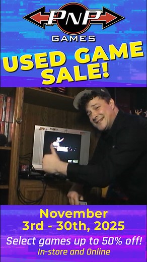 Used Video Games are On Sale at Past N Present Games! tinyurl.com/4mpsyhp6 Over 10,000 Items On Sale! -50% OFF SELECT USED GAMES $15 CAD (~$11 USD) and Under! -25% OFF SELECT USED GAMES $70 CAD (~$50 USD) and Under! -10% OFF SELECT USED GAMES Over $70 CAD (~$50 USD)! Consoles included: Original Xbox 360, PS2, PS3, Wii, and Nintendo DS, as well as ALL USED DISC ONLY Games. SHOP PNPGAMESONLINE.COM | PNP Games