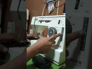 Portable Sewing Machine /Singer brand 2110/2112 Manual Operating Procedure