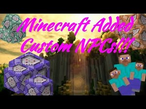 Minecraft Bedrock: How To Get The New Custom NPCs & How To Use Them!!!