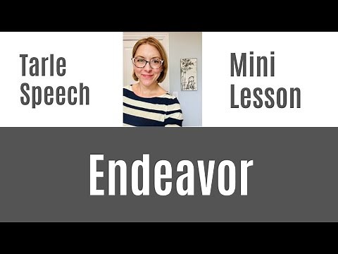 Learn to Pronounce ENDEAVOR - Quick American English Pronunciation Mini Lesson #learnenglish