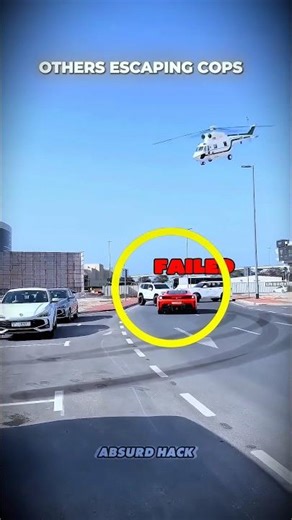 Impossible POLICE ESCAPES : Part 2 #shorts #policechase